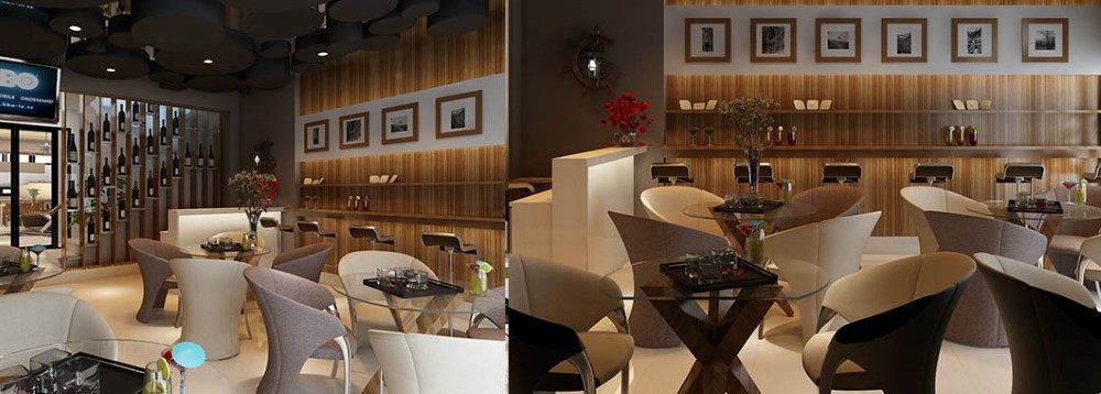 Thiết kế quán cafe gia đình phong cách trẻ trung, hiện đại, độc đáo